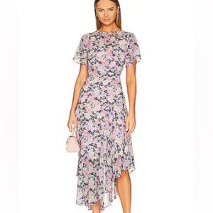 Revolve/ASTR the Label Flutter Sleeve Dress Size L